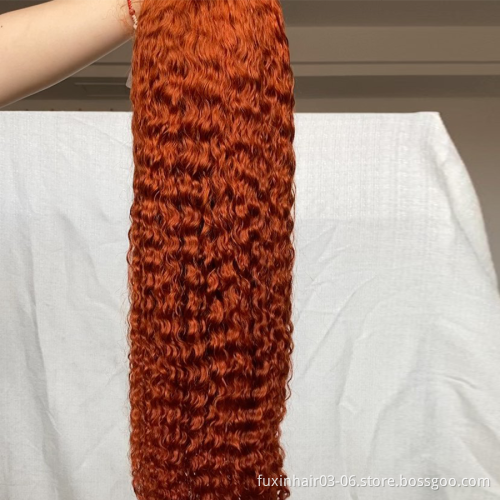 Orange Ginger Human Hair Deep Undetectable Lace Front Wigs Curly Invisible Lace Frontal Burgundy 99j Colored Wig For Black Women